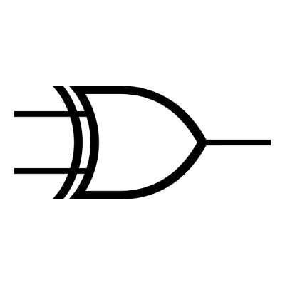 OU EXCLUSIF symbole US